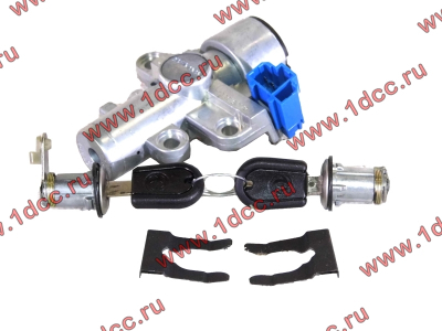 Замок зажигания с личинками дверей DF DONG FENG (ДОНГ ФЕНГ) 3704110-C0100 для самосвала фото 1 Сочи