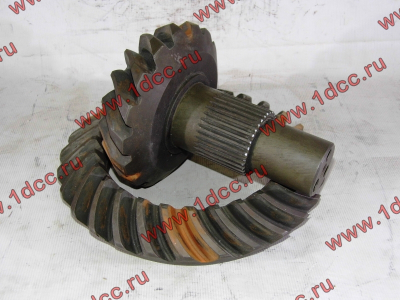 Коническая пара среднего редуктора (28х17, i-5.73, короткий хвостик, мелкий шлиц) SH HOWO (ХОВО) DZ9112320689 фото 1 Сочи