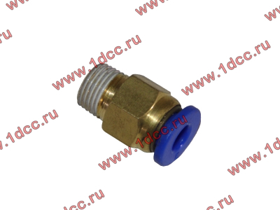 Фитинг (бронза, прямой, П конус 10) d-5 HOWO (ХОВО)  фото 1 Сочи